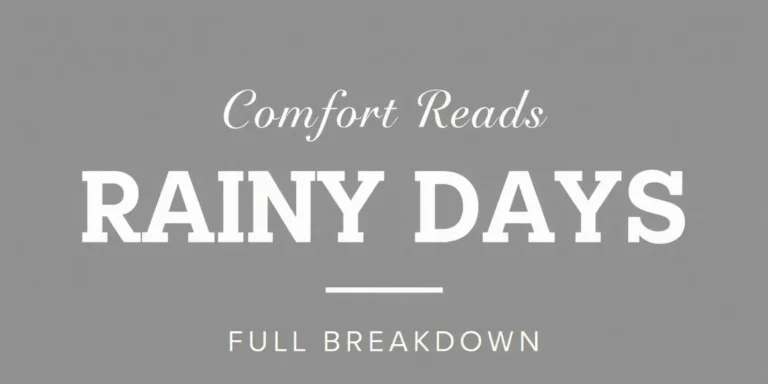 Comfort Reads For Rainy Days Review: Full Breakdown - BookMoodMatch