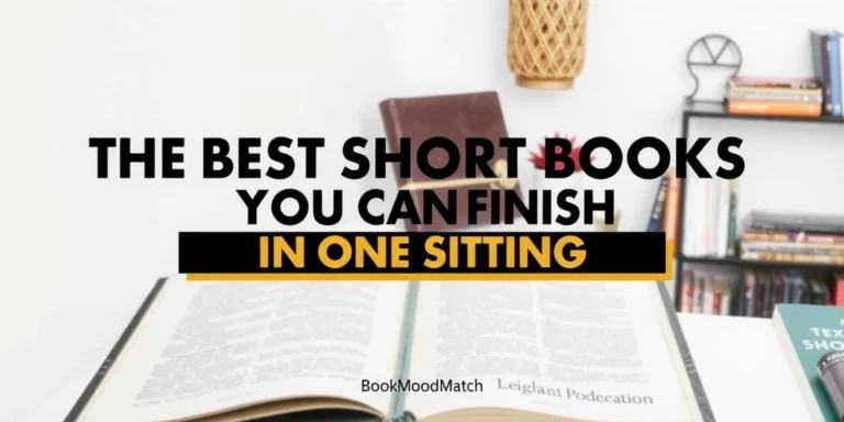 The Best Short Books You Can Finish in One Sitting - BookMoodMatch