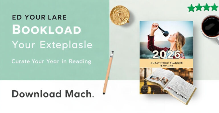 Download Your 2026 Bookmoodmatch Lifestyle Planner Template: Curate Your Year in Reading